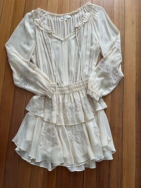 Love Shack Fancy Modest Bow Dress
